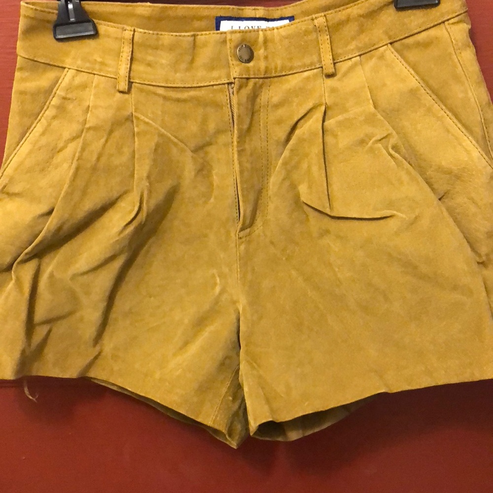 Faux Suede Shorts